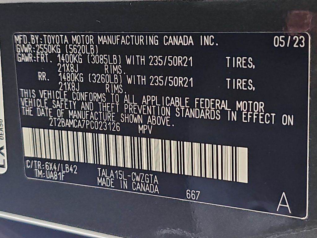 Certified 2023 Lexus RX 350 Premium Plus w/ Cold Area Package AWD/4WD image 34