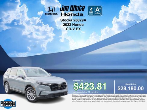 Certified 2023 Honda CR-V EX image 3