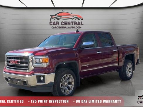 Used 2015 GMC Sierra 1500 SLT w/ SLT Crew Cab Value Package AWD/4WD image 1