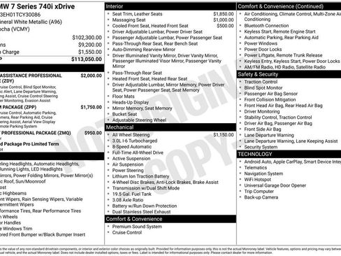 New 2026 BMW 740i xDrive AWD/4WD image 4