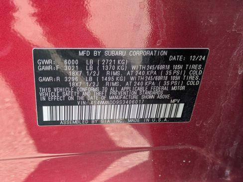 Used 2025 Subaru Ascent Premium AWD/4WD image 34