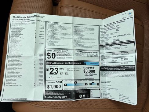 Used 2022 BMW X6 xDrive40i w/ Executive Package image 45