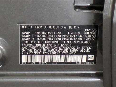 New 2026 Honda HR-V LX image 17