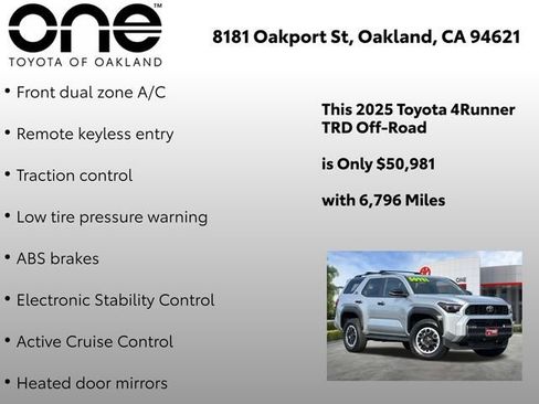Used 2025 Toyota 4Runner TRD Off-Road image 5
