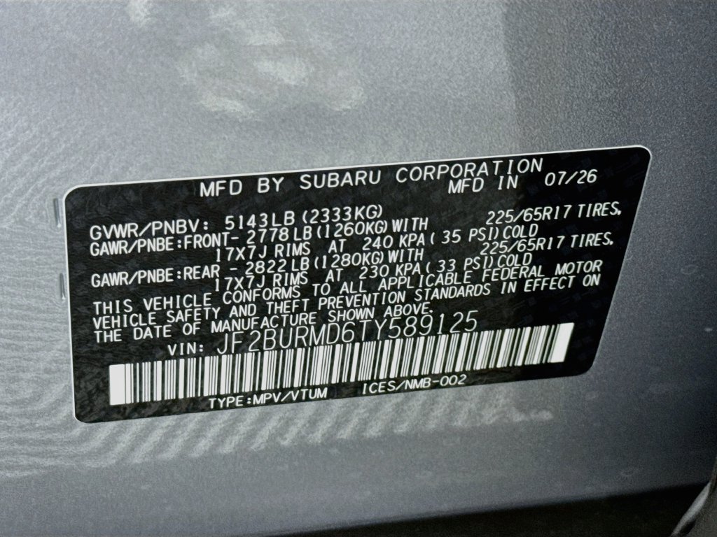 New 2026 Subaru Outback Wilderness AWD/4WD image 34