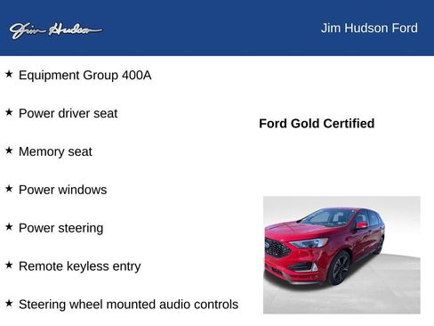 Certified 2022 Ford Edge ST image 12