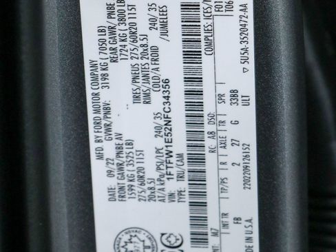 Used 2022 Ford F150 XLT w/ Equipment Group 302A High AWD/4WD image 33