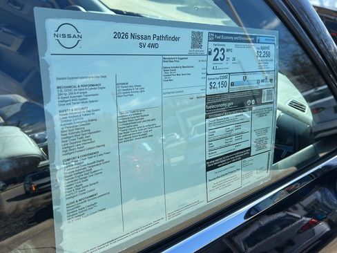New 2026 Nissan Pathfinder SV AWD/4WD image 29