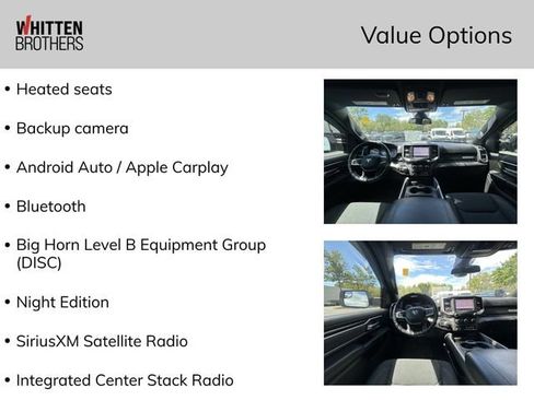 Used 2022 RAM 1500 Big Horn w/ Night Edition image 2