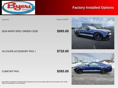 Used 2011 Ford Mustang Premium w/ 202A Rapid Spec Order Code image 10
