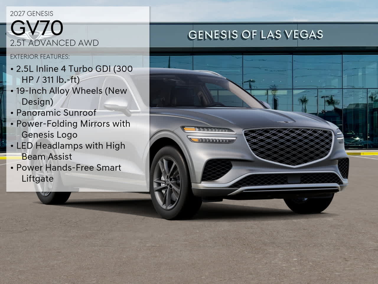 New 2027 Genesis GV70 2.5T Advanced AWD/4WD image 3