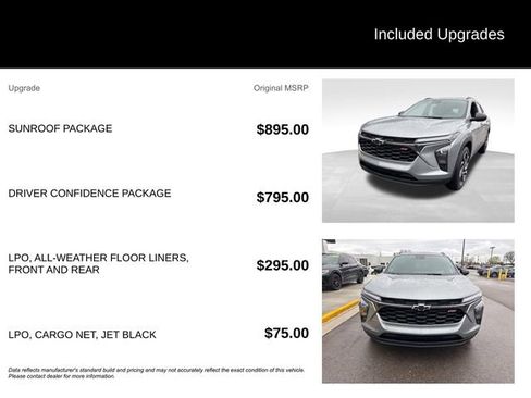 Used 2024 Chevrolet Trax RS w/ Sunroof Package FWD image 8