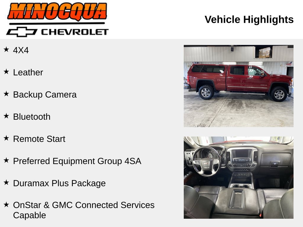 Used 2019 GMC Sierra 2500 SLT w/ Duramax Plus Package AWD/4WD image 2