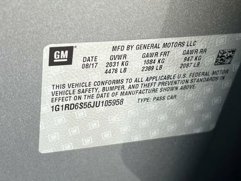 Used 2018 Chevrolet Volt Premier w/ Driver Confidence Package image 26