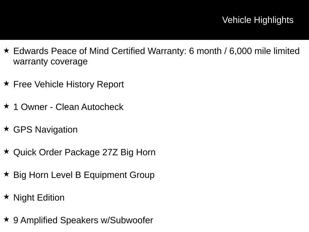 Used 2024 RAM 1500 Big Horn AWD/4WD image 5