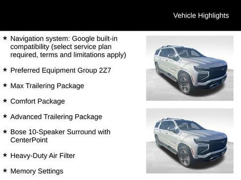 Used 2025 Chevrolet Suburban Z71 w/ Comfort Package image 7