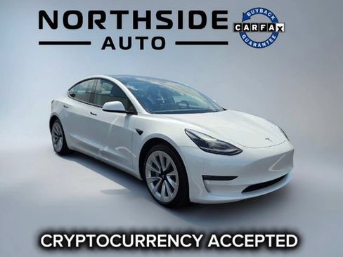 Used 2022 Tesla Model 3 Long Range AWD/4WD image 1