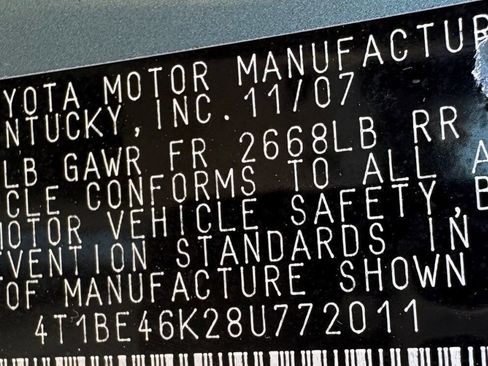 Used 2008 Toyota Camry LE FWD image 10
