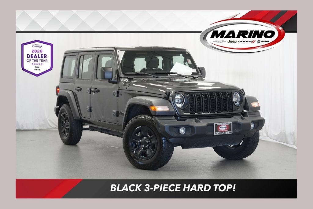 Certified 2024 Jeep Wrangler Unlimited Sport AWD/4WD image 1
