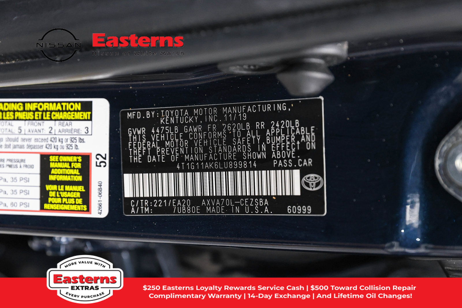 Used 2020 Toyota Camry SE w/ Protection Package (Q2) FWD image 35