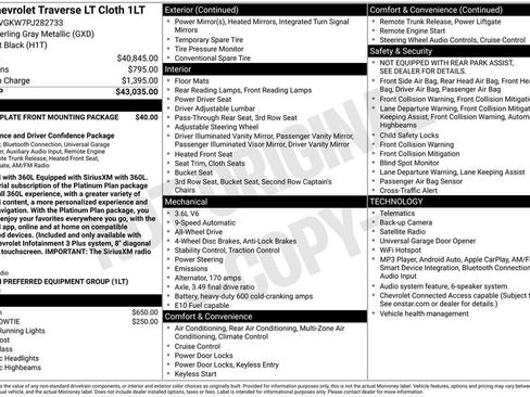 Used 2023 Chevrolet Traverse LT AWD/4WD image 10