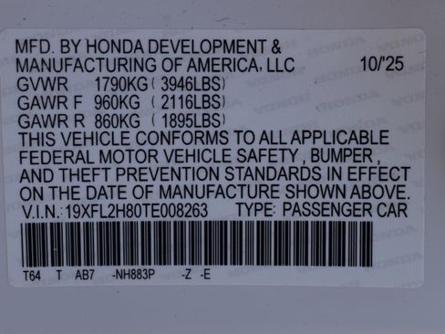 Used 2026 Honda Civic Sport image 37