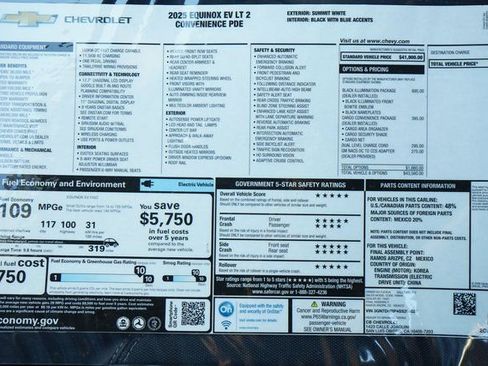 New 2025 Chevrolet Equinox EV LT image 30