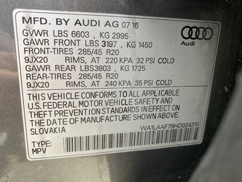 Used 2017 Audi Q7 3.0T Premium Plus w/ Premium Plus Package image 39