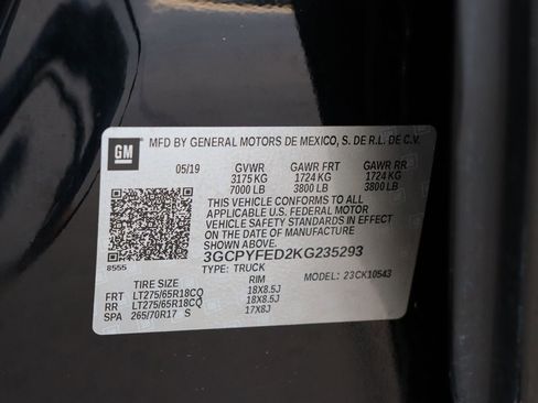 Used 2019 Chevrolet Silverado 1500 LT Trail Boss image 52