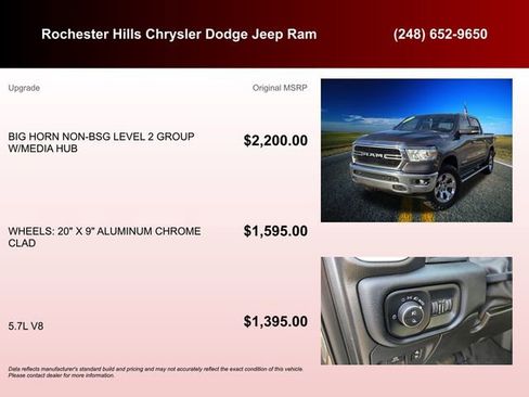 Certified 2019 RAM 1500 Big Horn image 6