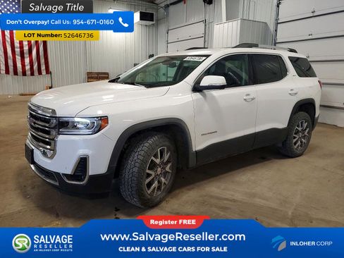 Used 2020 GMC Acadia SLT w/ Driver Alert Package II AWD/4WD image 1
