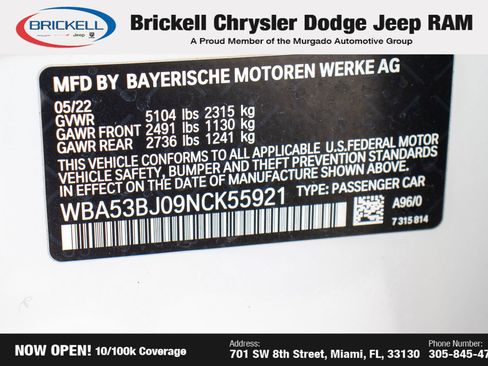 Used 2022 BMW 540i w/ Executive Package image 36