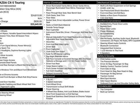 Used 2014 MAZDA CX-5 Touring image 5