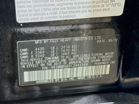 Used 2012 Subaru Legacy 2.5i Premium w/ All-Weather Pkg + Moonroof image 27