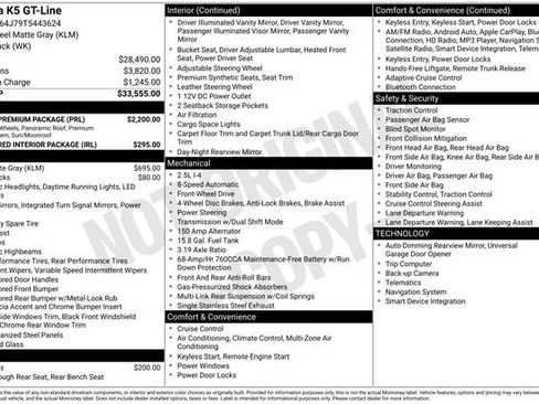 New 2026 Kia K5 GT-Line w/ GT-Line Premium Package image 5