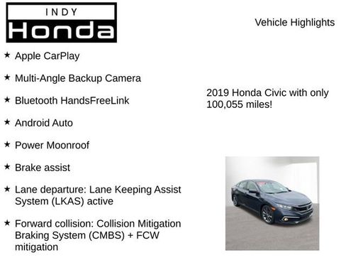 Used 2019 Honda Civic EX image 7