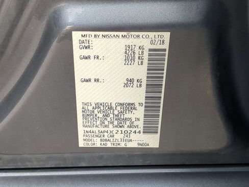 Used 2018 Nissan Altima 2.5 SV image 30