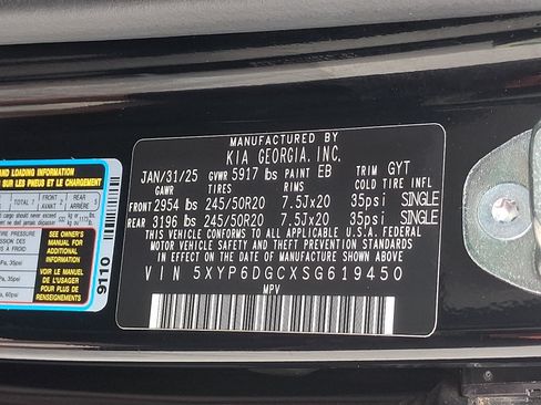Certified 2025 Kia Telluride S AWD/4WD image 29