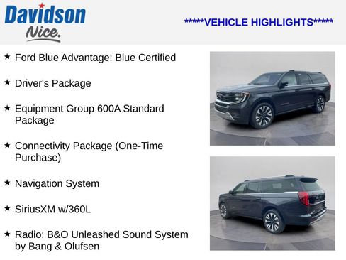 Certified 2025 Ford Expedition Max Platinum w/ Driver's Package AWD/4WD image 4