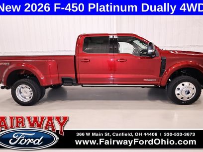New 2026 Ford F450 Platinum w/ FX4 Off-Road Package