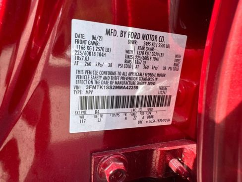 Used 2021 Ford Mustang Mach-E Select w/ Comfort/Technology Package AWD/4WD image 14