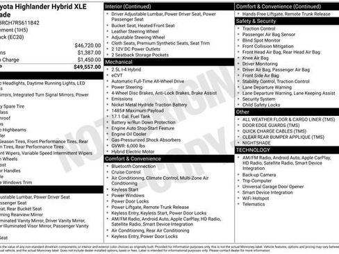 Used 2024 Toyota Highlander XLE image 35