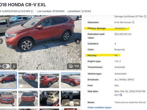 Used 2018 Honda CR-V EX-L image 39