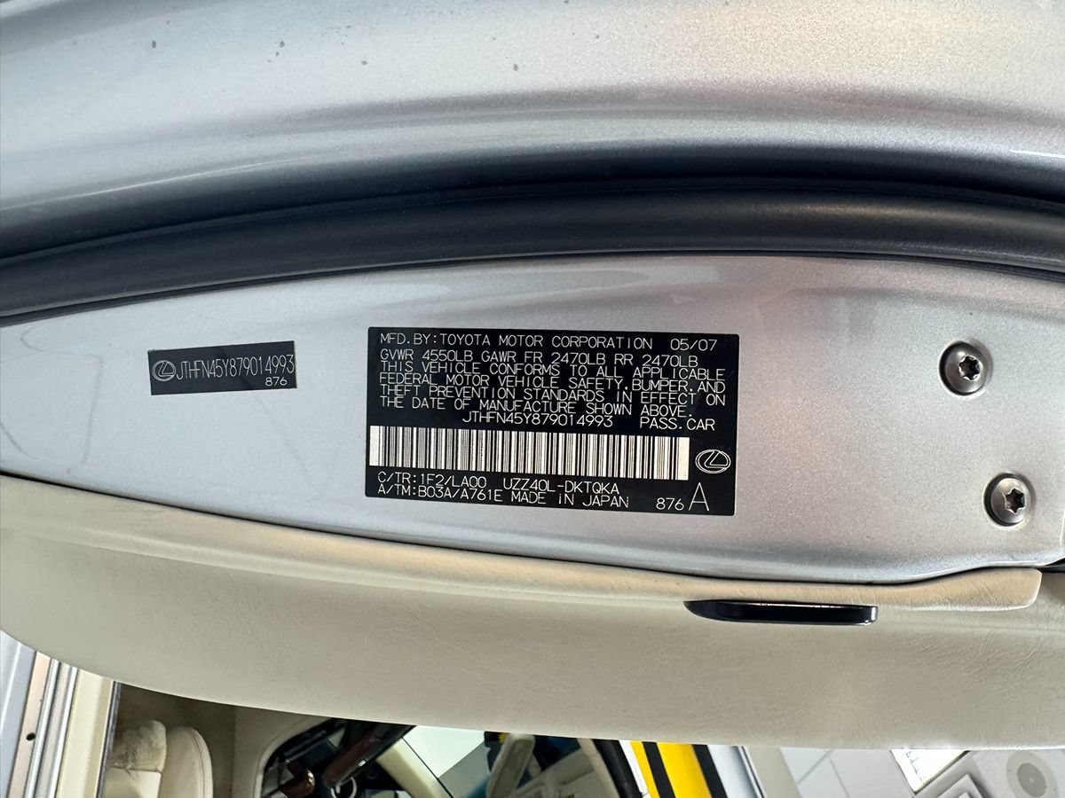 Used 2007 Lexus SC 430 Convertible w/ Preferred Accessory Pkg RWD image 66