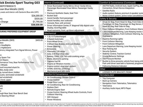 New 2026 Buick Envista Sport Touring image 5