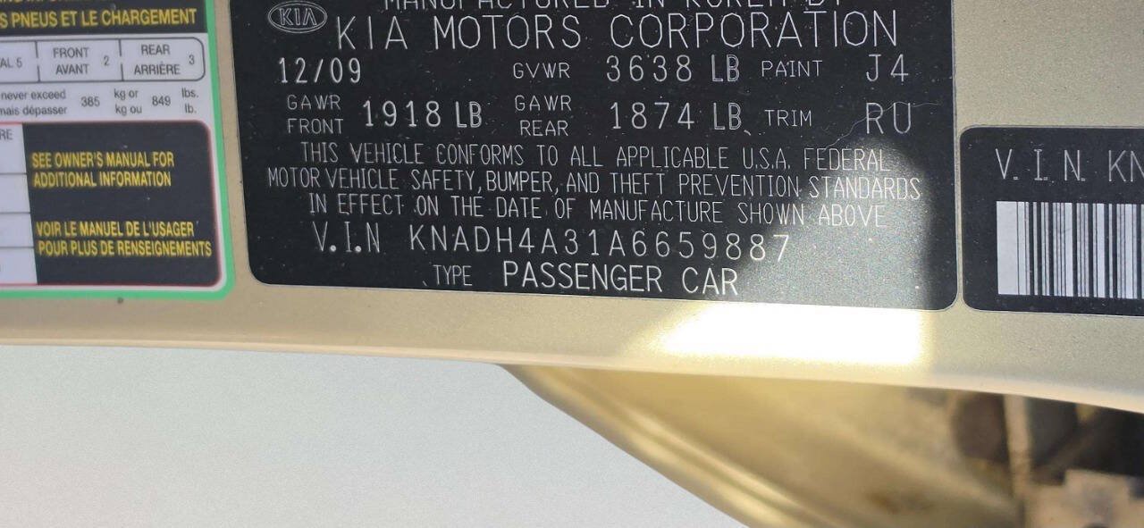 Used 2010 Kia Rio LX w/ Value Pkg FWD image 10