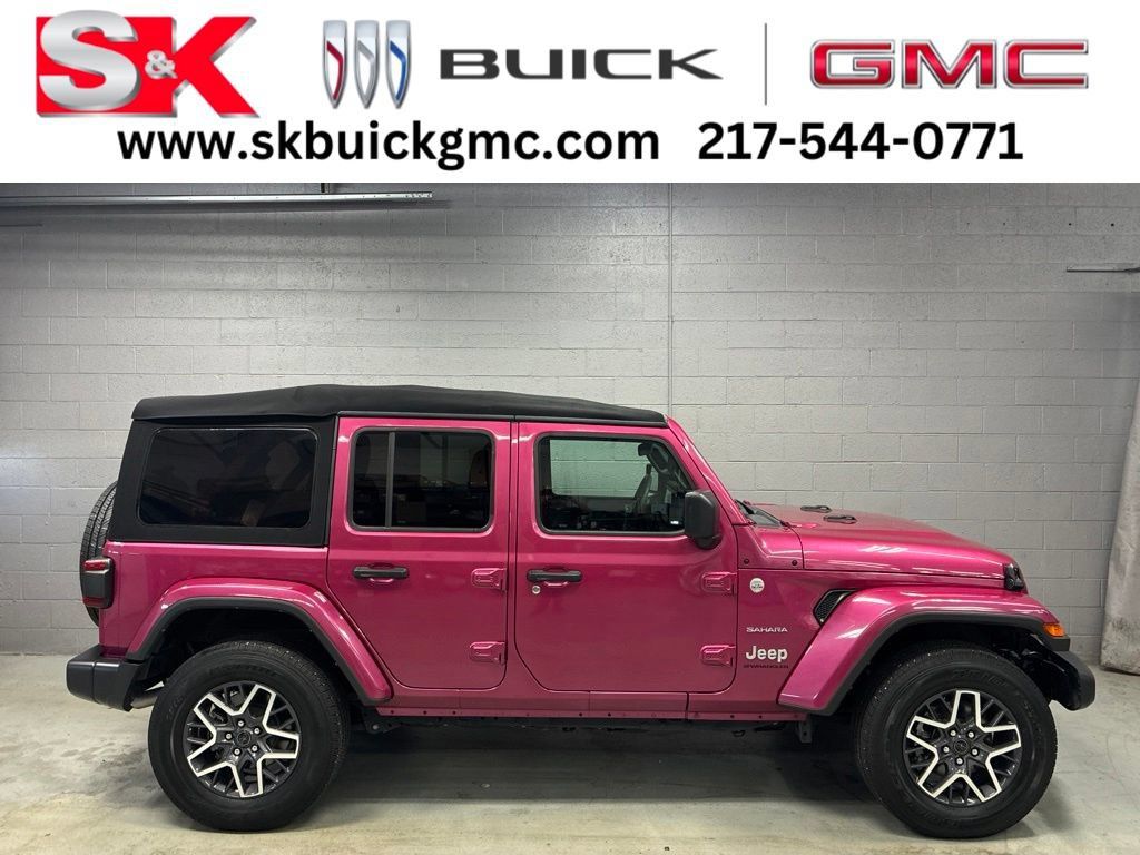 Used 2024 Jeep Wrangler Unlimited Sahara AWD/4WD image 1