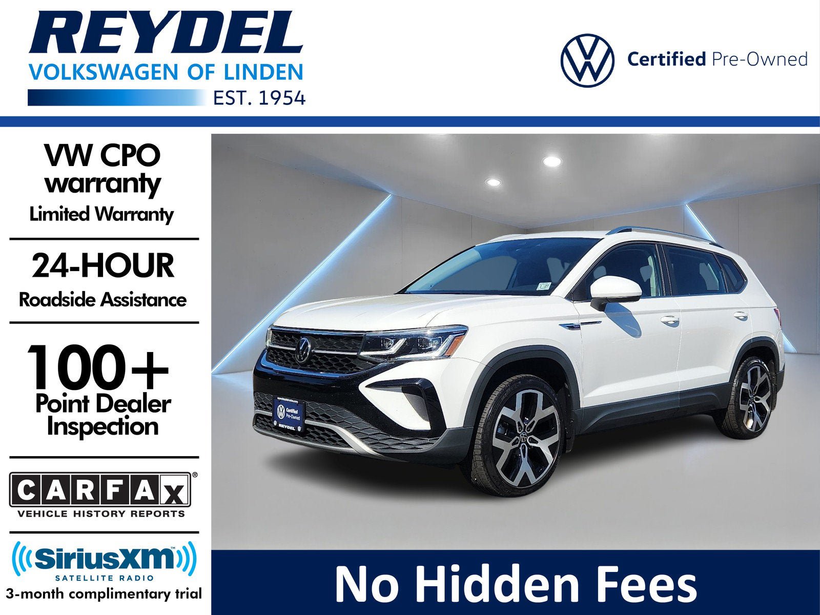 Certified 2022 Volkswagen Taos SEL AWD/4WD image 1