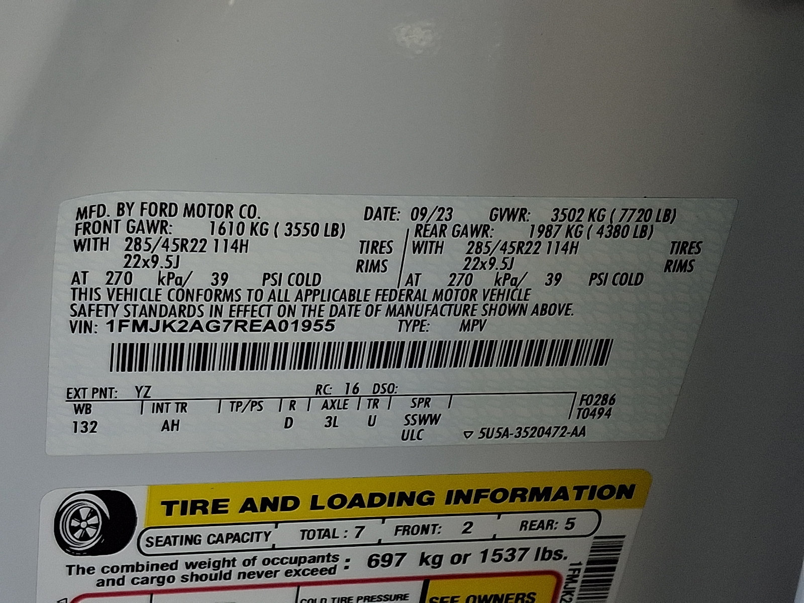Certified 2024 Ford Expedition Max Limited AWD/4WD image 31