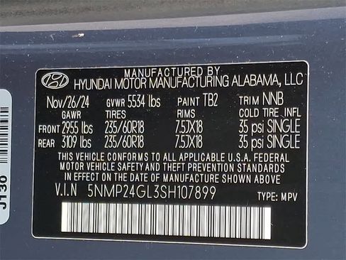 Certified 2025 Hyundai Santa Fe SEL image 27